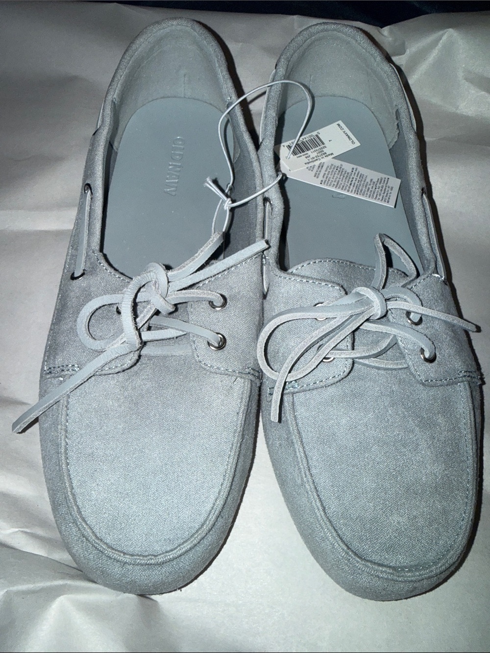 Old Navy Faux Suede loafers  - Light blue size 7